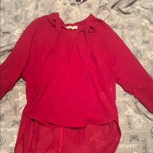 super cute sheer blouse